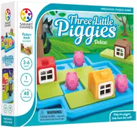 Joc de logică pentru copii Smart Games Preschool Tales - Cei trei purcelusi, deluxe