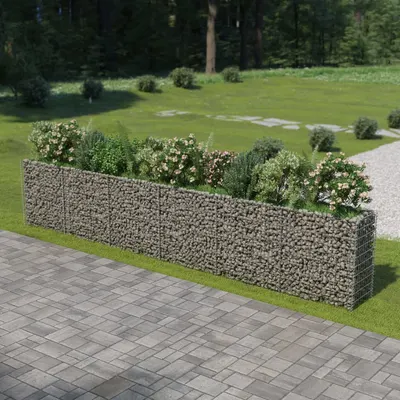 Gossi strat inaltat gabion, 540 x 50 x 100 cm, otel galvanizat