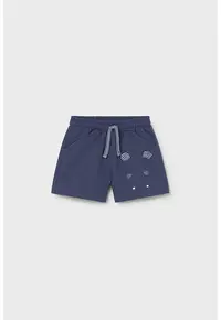 Pantaloni scurti cu talie ajustabila - Albastru inchis