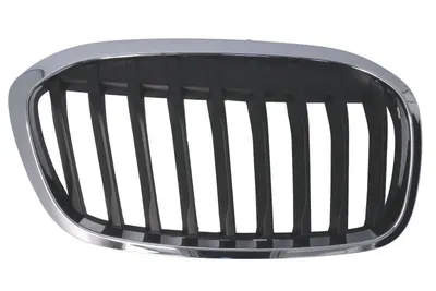 Grila radiator dreapta potrivit BMW 2 Active Tourer F45, F46 dupa 2018 - (rama crom, negru-matt)