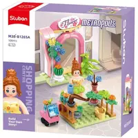 Constructor Sluban Metropolis - Magazin de flori, 111 piese