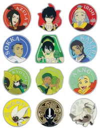 Insignă FaNaTtik Animation: Avatar: The Last Airbender – Mystery Pin, Blind Box, sortiment