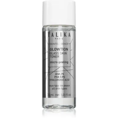 Talika Skintelligence Glowtion lapte de corp exfoliant cu acid hialuronic 30 ml