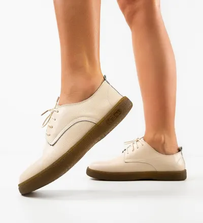 Pantofi casual dama Lactose Bej