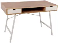 Birou RFG - Shape A, bej/alb
