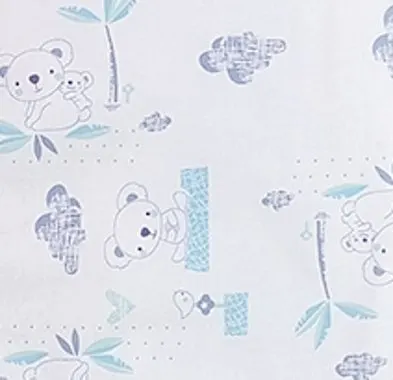 Sac de dormit copii 1.5 tog Somnorosul koala albastru din bumbac 110 cm