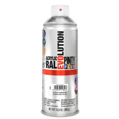 Spray vopsea acrilica M199 transparent mat 400 ml, uscare rapida, interior-exterior, Pintyplus