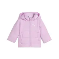 Geacă de vatelină alergare bebe cu glugă, Minicats, verde PUMA