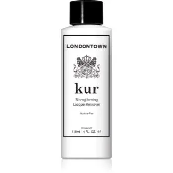 LONDONTOWN Kur Strengthening Lacquer Remover dizolvant pentru oja