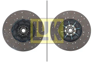 Disc ambreiaj (330mm) potrivit MERCEDES LK LN2, NG, O 301, O 402 05.82-12.98