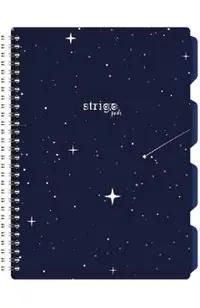 Caiet matematica cu spirala si separatoare: Sky