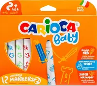 Set markere colorate Carioca Baby - 12 culori