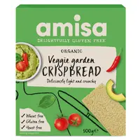 Crispbread veggie garden bio 100g Amisa