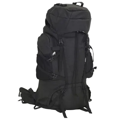 vidaXL Rucsac de drumeție, negru, 80 L, țesătură oxford