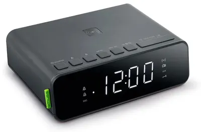 Ceas radio Muse – M-175 WI, cu încărcare wireless, negru