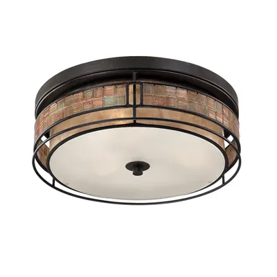 Corp de iluminat decorativ pentru exterior, Laguna 3 Light Large Flush Mount