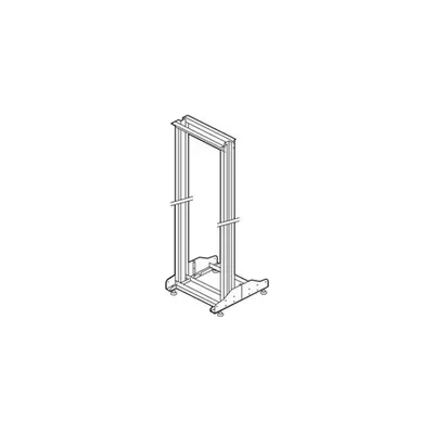19 bati-rack - 42 U - 1956 x 540 x 640 mm