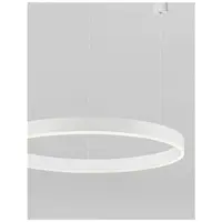 Lampa suspendata MOTIF Nisipiu Alb Aluminiu & Acrylic LED 55 Wat 230 Volt 3800Lm 3000K IP20