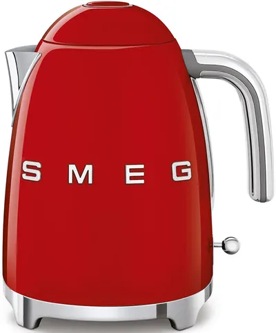 Fierbător electric Smeg - KLF03RDEU, 2400W, 1.7 l, roșu