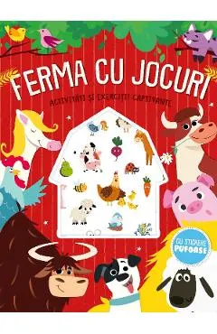 Ferma cu jocuri. Cu stickere pufoase