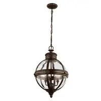 Corp de iluminat suspendat, lustra Adams 3 Light Pendant Chandelier – British Bronze