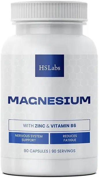 Magnesium with Zinc & Vitamin B6, 90 tablete, HS Labs