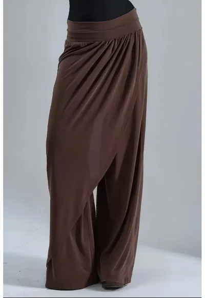 Pantaloni dama maro - Maro deschis