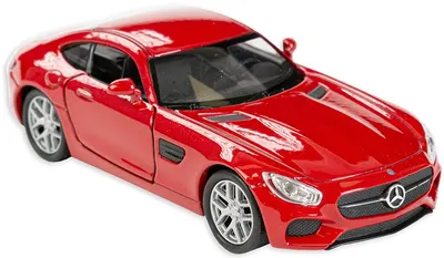 Mașinuță din metal Toi Toys Welly - Mercedes AMG, rosie
