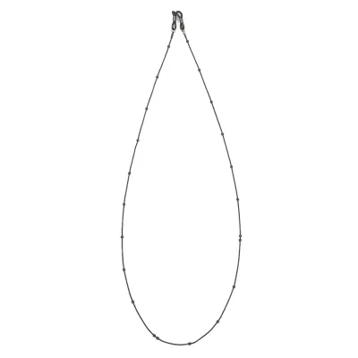 Snur pentru ochelari cu bilute negre si aspect minimalist
