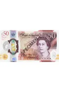 50 Lire Sterline. Set de 100 Bancnote decorative pentru jocuri, video, TikTok, Monopoly