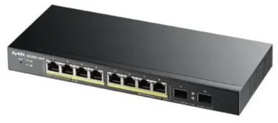 Switch ZyXEL - GS1900-10HP, 8 porturi, negru