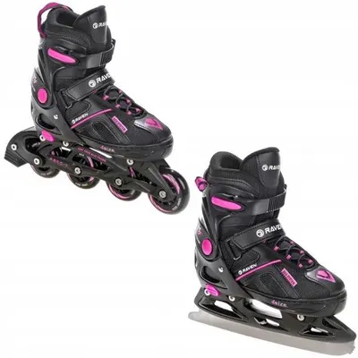 Patine Raven Pulse, Negru/Visiniu