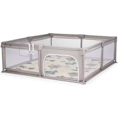 Tarc de joaca pentru copii 180x200 cm Chipolino Laguna Beige