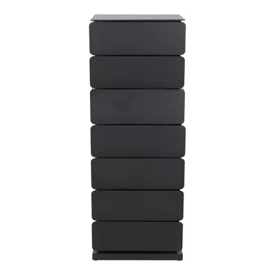 Comodă neagră din metal 37x99x26 cm Joey – Spinder Design