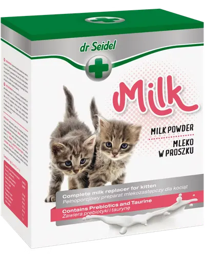 Lapte praf pentru pisici, Dr. Seidel, 200 g