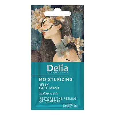 Masca de Fata Hidratanta Tip Gel, Delia, 8 ml