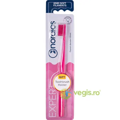 Periuta de Dinti Moale Roz 6580 Filamente Expert 1buc