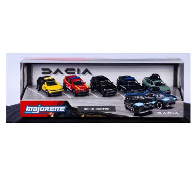 Set 5 masinute din metal, Majorette, Dacia Duster, 1:64