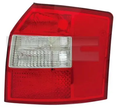 Stop tripla lampa spate dreapta potrivit AUDI A4 COMBI 2000-2004 - (Semnalizator alb, culoare sticla: rosu)
