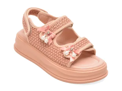 Sandale GRYXX roz, 7163, din piele ecologica