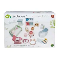 Set mobilier camera rurala din lemn, Tender Leaf Toys, Dovetail, 20 piese
