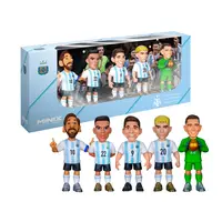 Set 5 figurine - Argentine - Messi, Lautaro, Alvarez, Mastantuono, Martinez