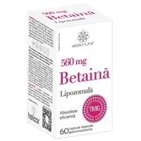Betaina Lipozomala 560 mg, 60 capsule vegetale gastrorezistente, BioSunLine