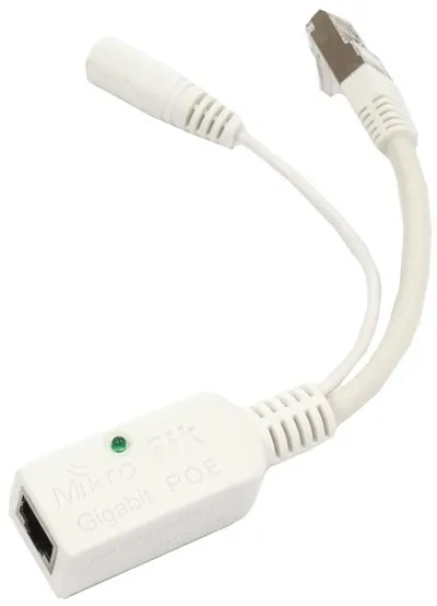 Injector PoE Mikrotik - RBGPOE, Gigabit, alb