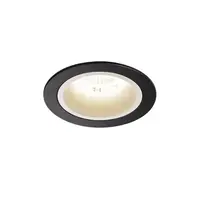 Spot incastrat, NUMINOS M Ceiling lights, black Indoor LED recessed ceiling light black/white 4000K 20° gimballed, rotating and pivoting, including leaf springs,
