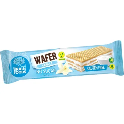 Napolitane cu Crema de Vanilie fara Zahar Adaugat 30g