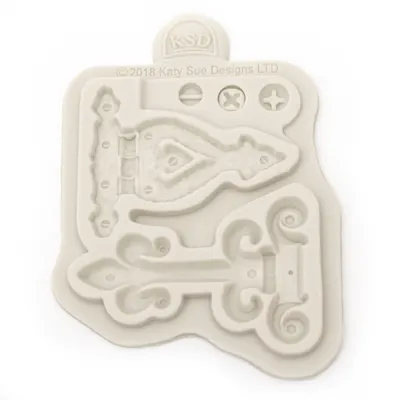 Mold de silicon (formă) Em Art - Cheie retro, 90 x 120 x 10 mm