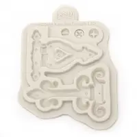 Mold de silicon (formă) Em Art - Cheie retro, 90 x 120 x 10 mm