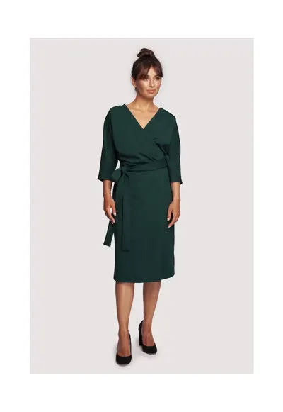 Rochie eleganta - Bumbac - Verde