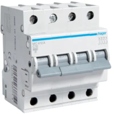 Disjunctor 4P, 13A, 6kA, C, 4M